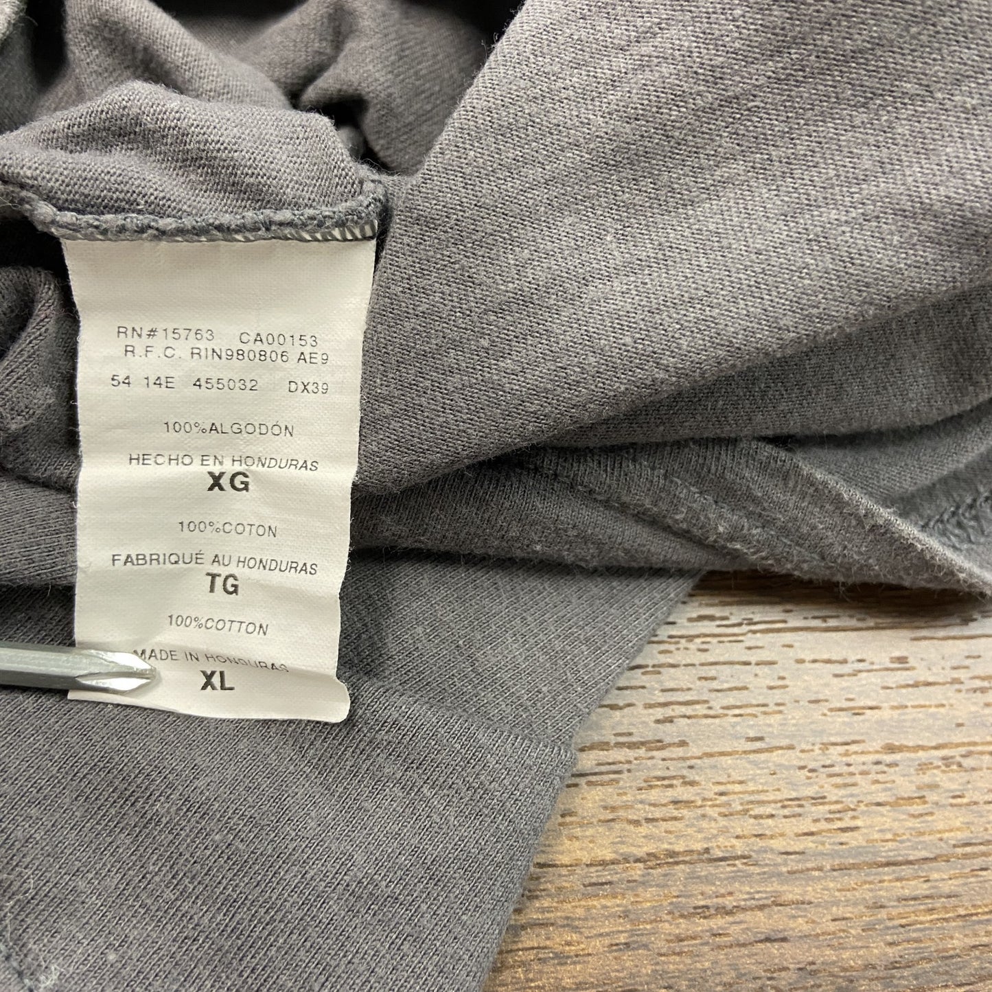 Disney land　Hanes　半袖プリントTシャツ　STAR WARS　スターウオーズ　ダークグレー　XLサイズ