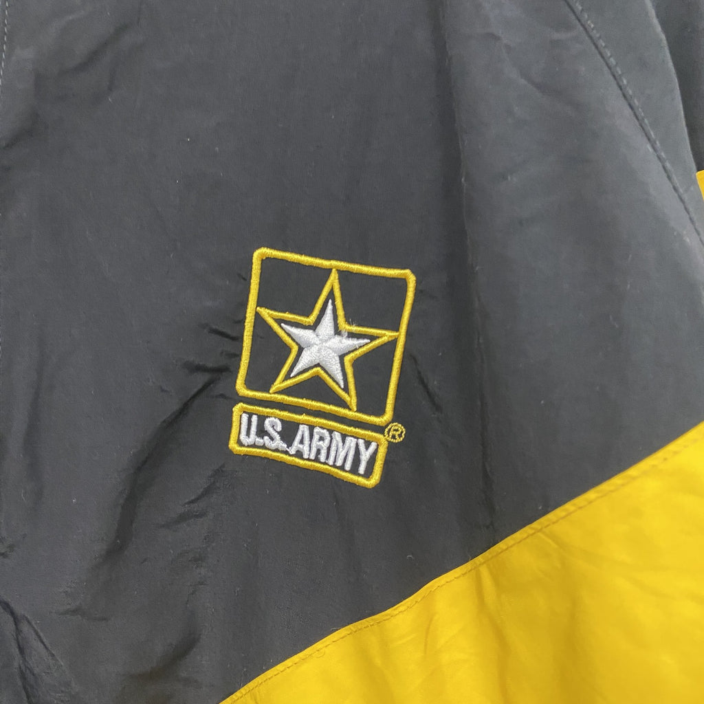 U.S.ARMY　トレーニングジャケット　ナイロンジャミケット 　ミリタリー　米軍　黒　ブラック　Mサイズ