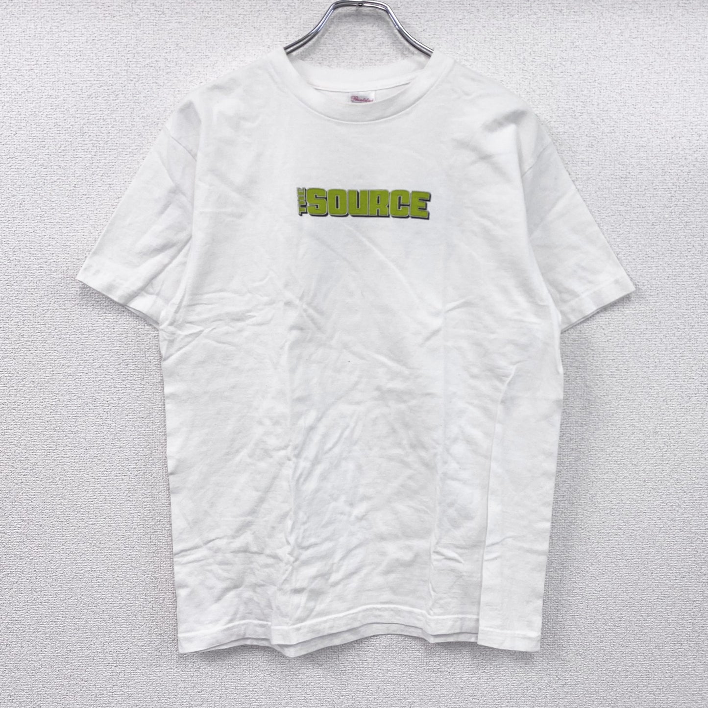 Printstar　THE SOURCE　半袖Tシャツ　ラップT　白　ホワイト　Lサイズ
