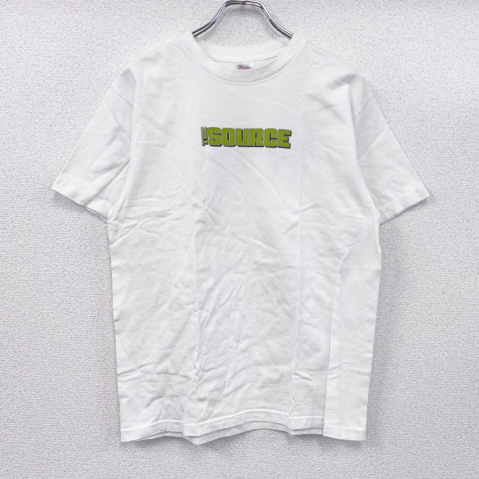 Printstar　THE SOURCE　半袖Tシャツ　ラップT　白　ホワイト　Lサイズ