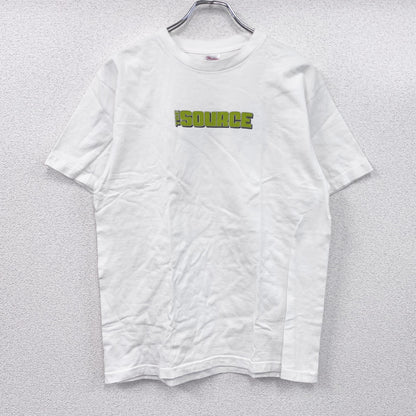 Printstar　THE SOURCE　半袖Tシャツ　ラップT　白　ホワイト　Lサイズ