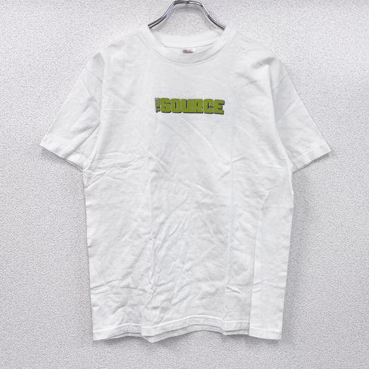 Printstar　THE SOURCE　半袖Tシャツ　ラップT　白　ホワイト　Lサイズ
