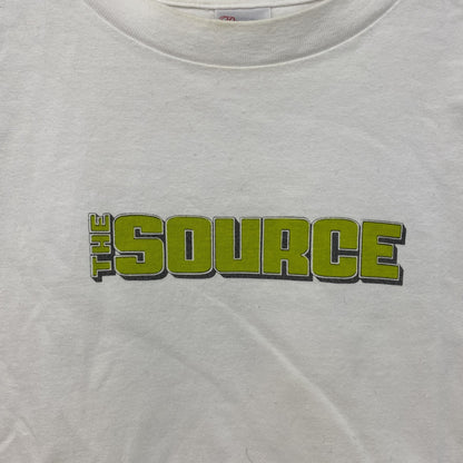 Printstar　THE SOURCE　半袖Tシャツ　ラップT　白　ホワイト　Lサイズ