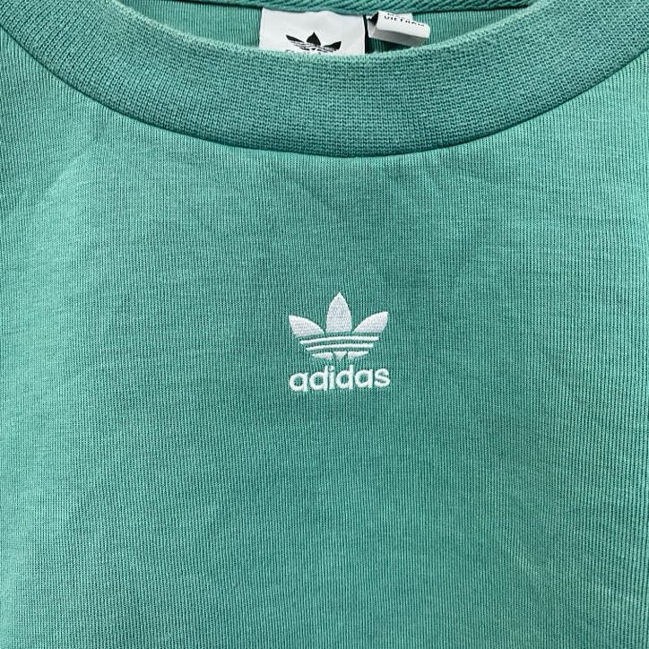 adidas　アディダス　スウェット/トレーナー　緑　グリーン　Lサイズ