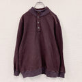 Tommy Bahama　トミーバハマ　ハーフボタンスウェット/トレーナー　スタンドカラー　ボルドー　Lサイズ