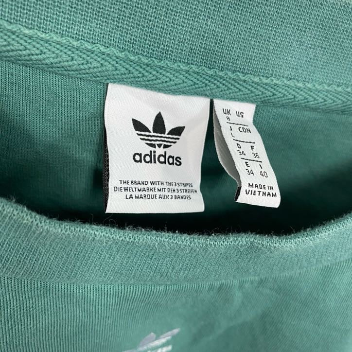 adidas　アディダス　スウェット/トレーナー　緑　グリーン　Lサイズ