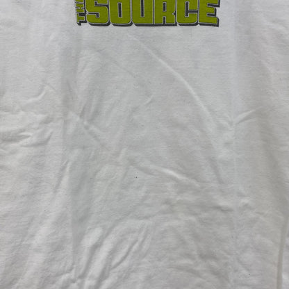 Printstar　THE SOURCE　半袖Tシャツ　ラップT　白　ホワイト　Lサイズ