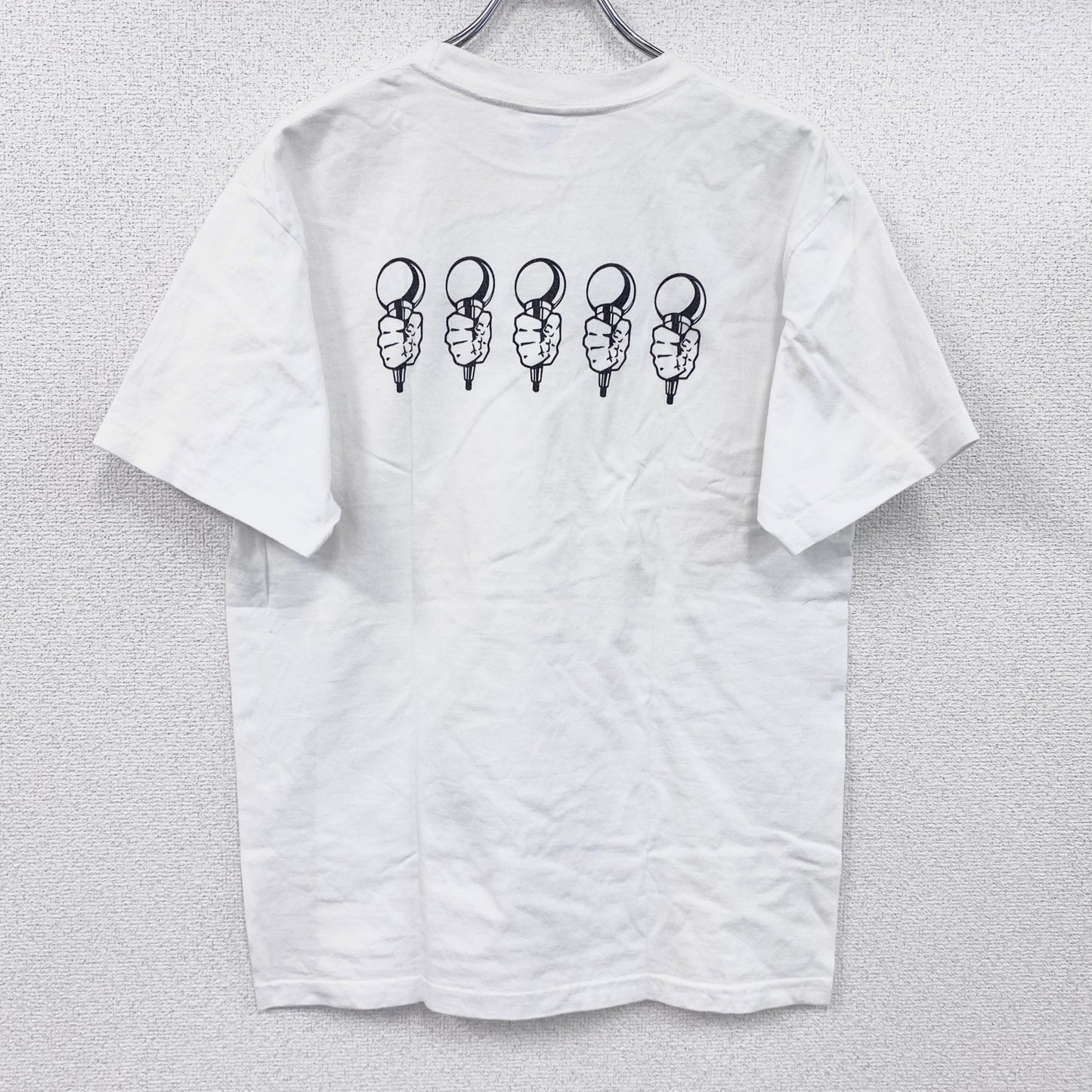 Printstar　THE SOURCE　半袖Tシャツ　ラップT　白　ホワイト　Lサイズ