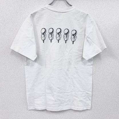 Printstar　THE SOURCE　半袖Tシャツ　ラップT　白　ホワイト　Lサイズ