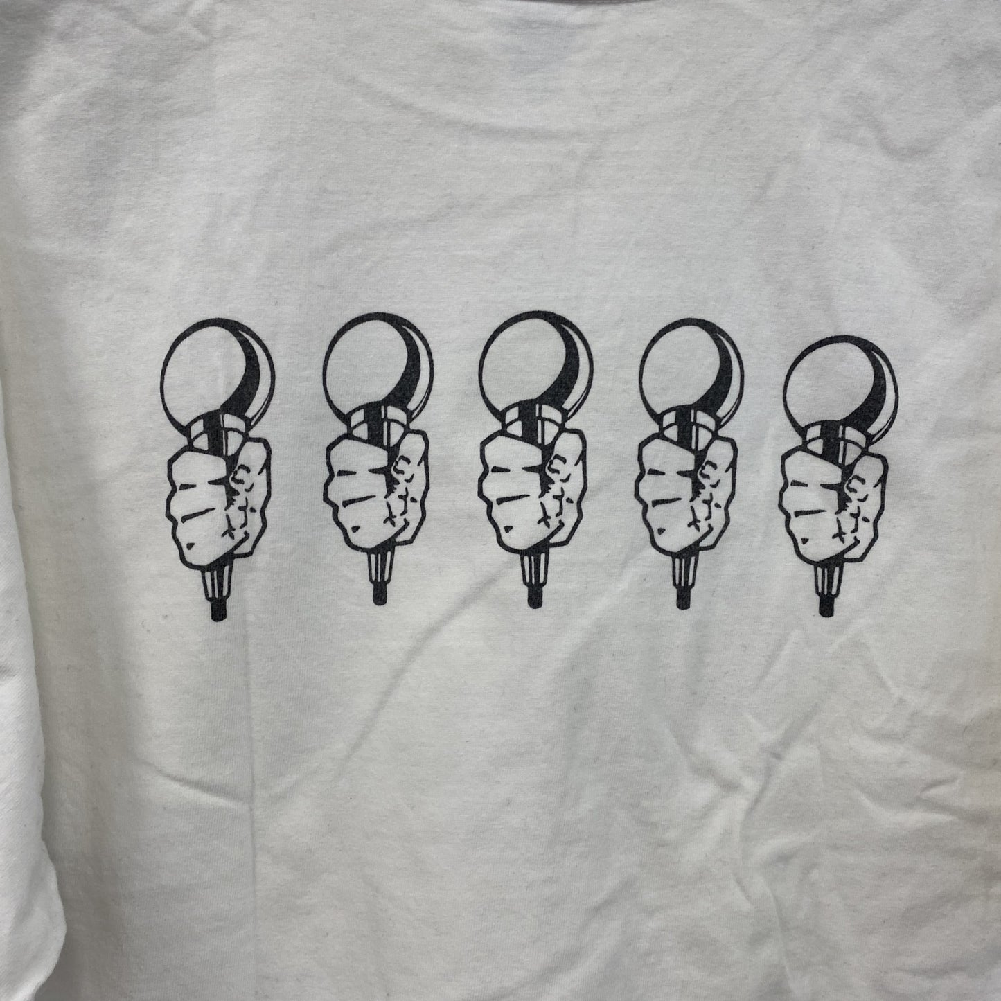 Printstar　THE SOURCE　半袖Tシャツ　ラップT　白　ホワイト　Lサイズ