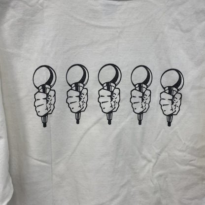 Printstar　THE SOURCE　半袖Tシャツ　ラップT　白　ホワイト　Lサイズ