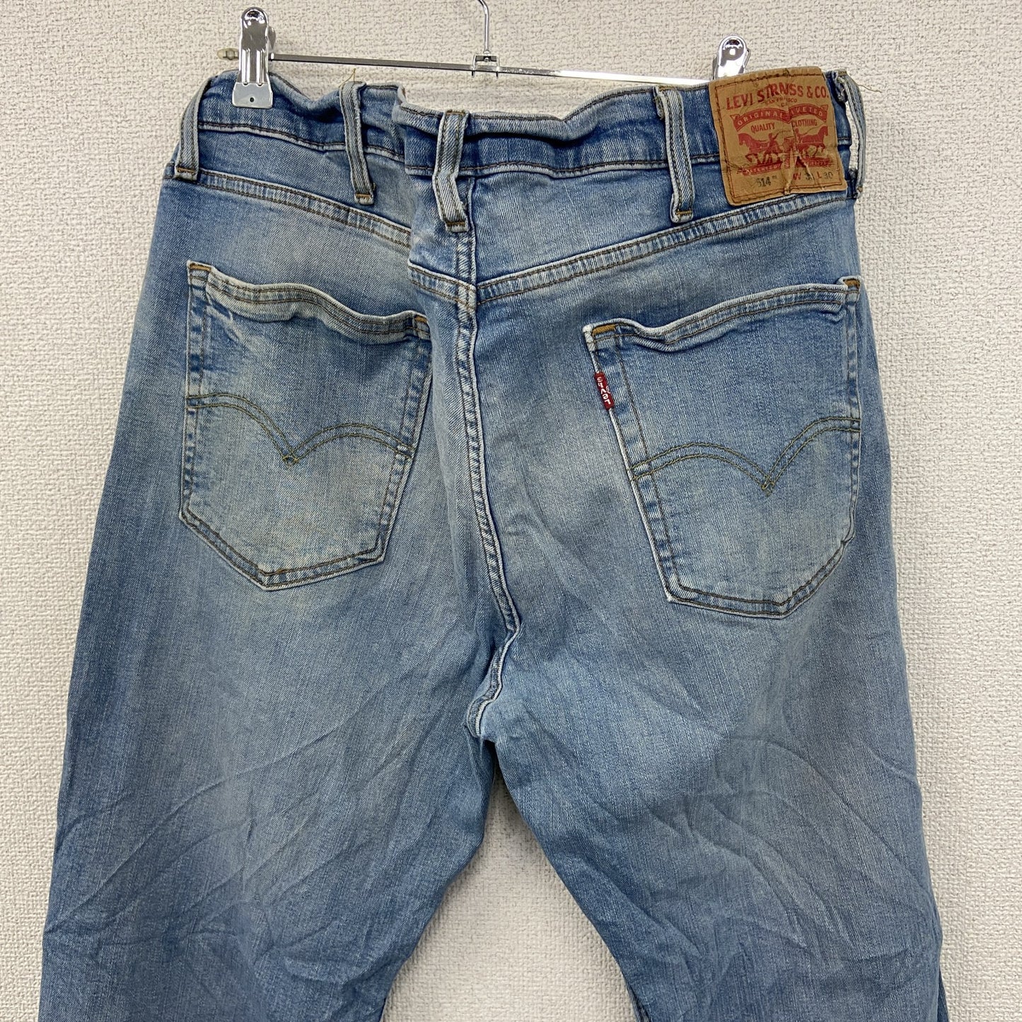 Levi’ｓ　リーバイス　514　デニムパンツ/ジーンズ　縦落ち　ジップフライ　インディゴ　W33サイズ