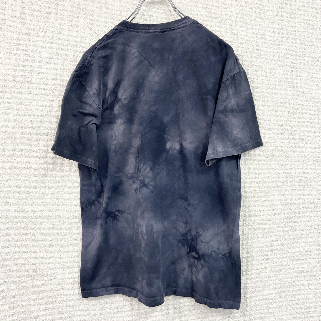 THE MOUNTAIN　ザマウンテン　半袖プリントTシャツ　ドナルド トランプ　タイダイ　黒　Mサイズ