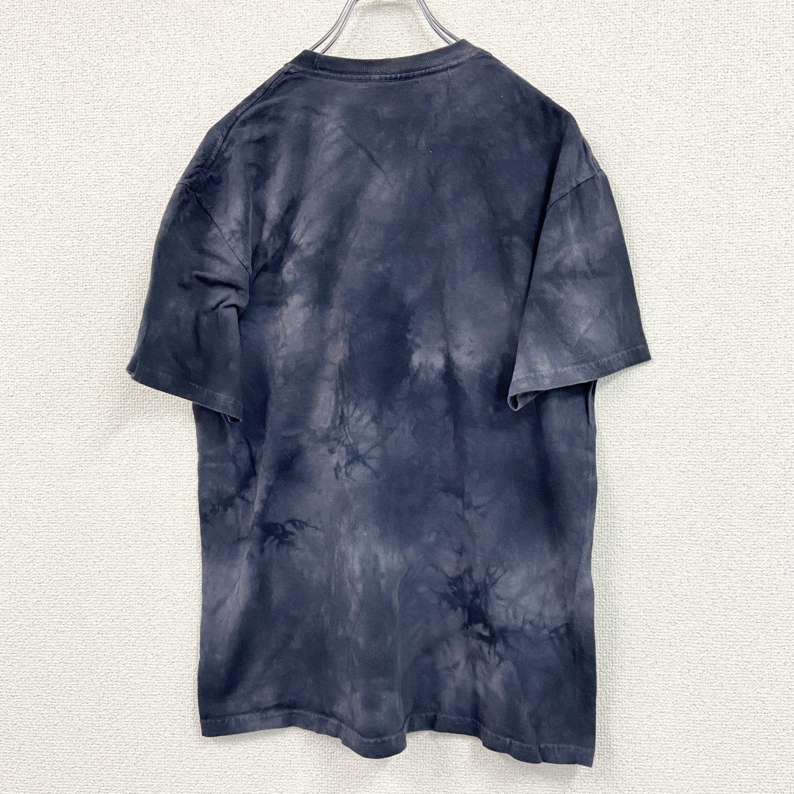 THE MOUNTAIN　ザマウンテン　半袖プリントTシャツ　ドナルド トランプ　タイダイ　黒　Mサイズ