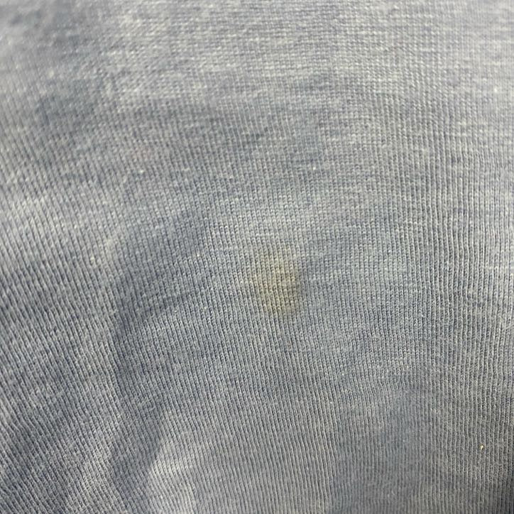 古着 used　Hanes　ヘインズ　半袖プリントTシャツ　ミッキーマウス　ディズニーランド　レトロ　ブルー　青　Sサイズ