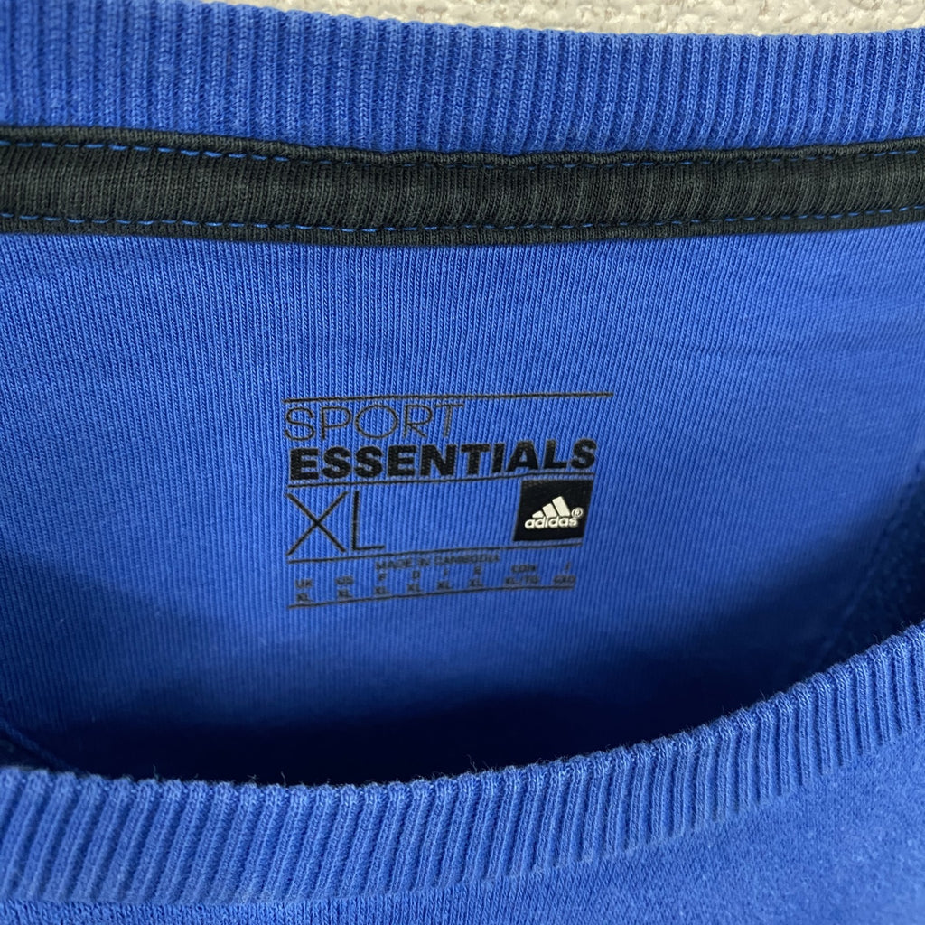 adidas　アディダス　スウェット/トレーナー　青　ブルー　XLサイズ