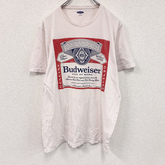 OLD NAVY　Budweiser 　バドワイザー　半袖プリントTシャツ　企業Ｔ　アドバタイジング　ピンク　Mサイズ