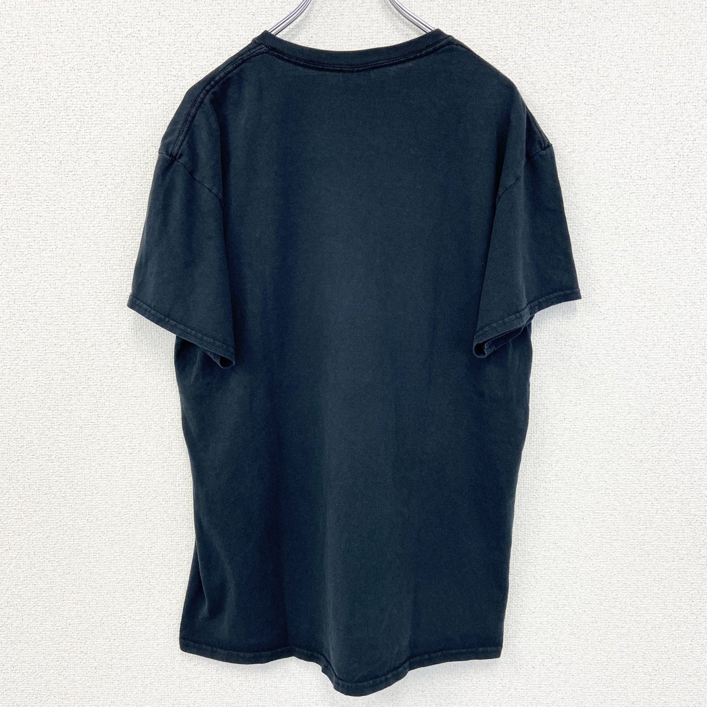 GILDAN　ギルダン　半袖プリントTシャツ　NoNoWriMo　カジュアルデザイン　ドラゴン　黒　ブラック　Lサイズ