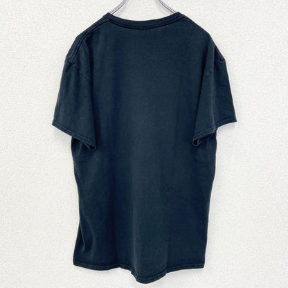 GILDAN　ギルダン　半袖プリントTシャツ　NoNoWriMo　カジュアルデザイン　ドラゴン　黒　ブラック　Lサイズ