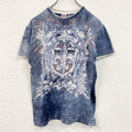 here there　半袖プリントTシャツ　青　ブルー　158/164