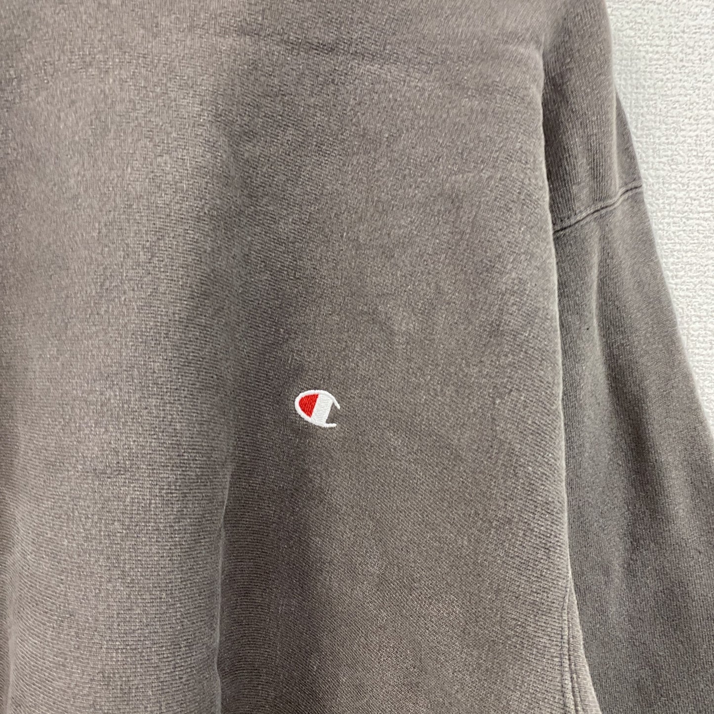 90s　Champion　チャンピオン　リバースウィーブ　スウェット/トレーナー　刺繍タグ　ダークグレー　XLサイズ