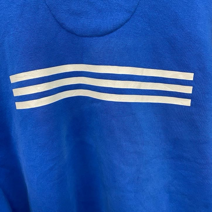 adidas　アディダス　スウェット/トレーナー　青　ブルー　XLサイズ