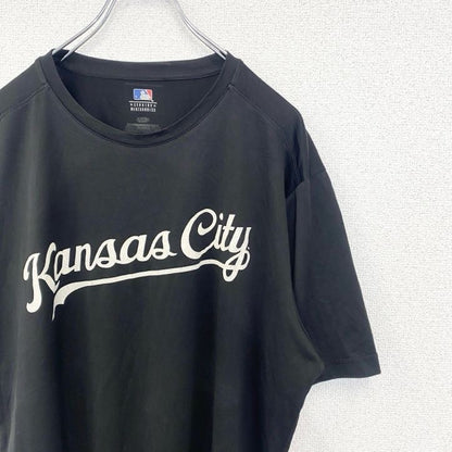 古着　used　GENUINE MERCHANDISE　ジェニュイン マーチャンダイズ　半袖プリントTシャツ　カンザスシティ　黒