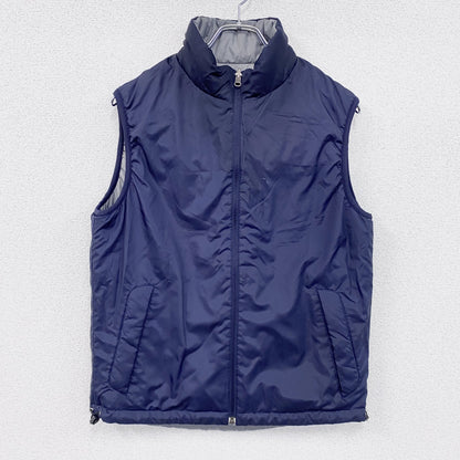 UNIQLO　ユニクロ　ベスト　リバーシブル　紺　ネイビー　Mサイズ