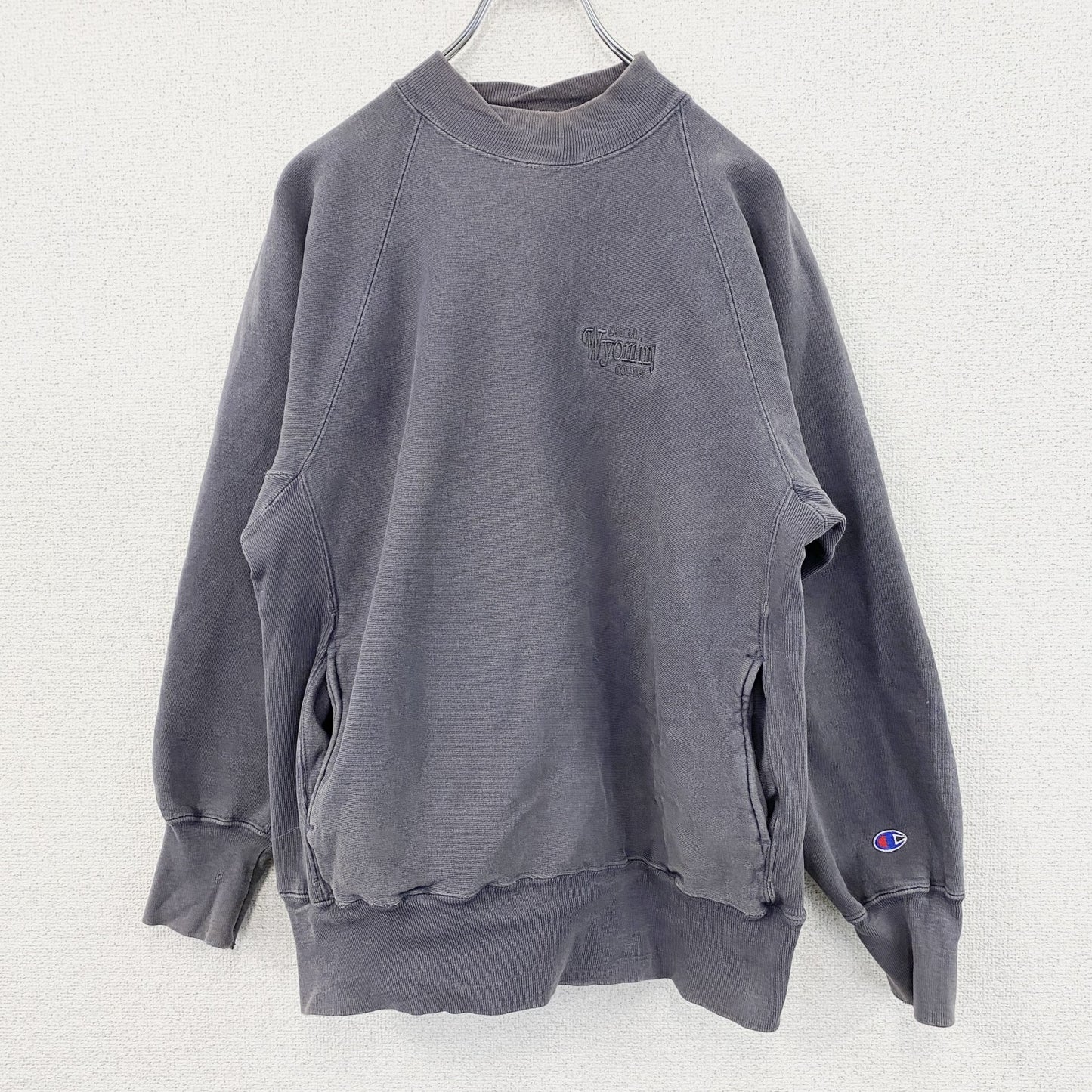 90s　Champion　チャンピオン　リバースウィーブ　スウェット/トレーナー　刺繍タグ　ダークグレー　Lサイズ