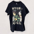 DEMON SLAYER　鬼滅の刃　半袖プリントTシャツ　アニメT　黒　ブラック　Mサイズ