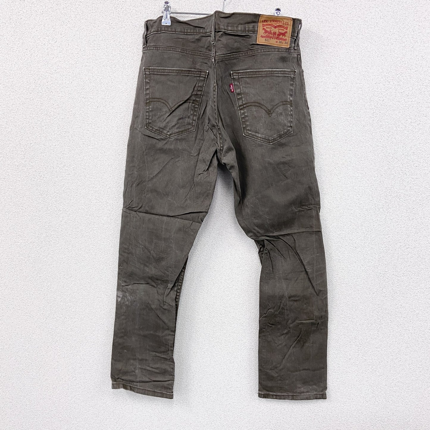 Levi’ｓ　リーバイス　511　デニムパンツ/ジーンズ　ジップフライ　茶色　ブラウン　W36サイズ