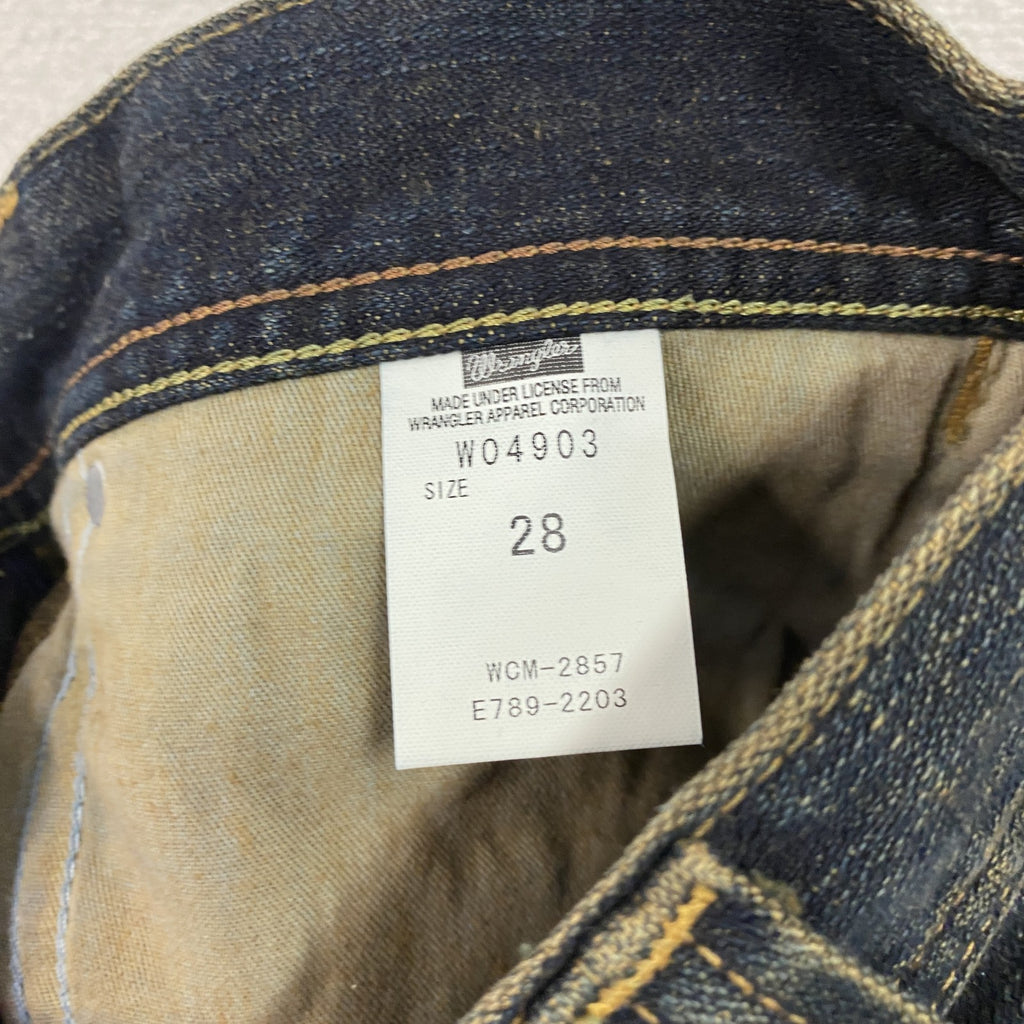 Wrangler　ラングラー　デニムパンツジーンズ　ジップフライ　インディゴ　W28サイズ