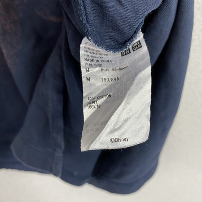 UNIQLO　ユニクロ　Mickey Mouse　ミッキーマウス　Disney　半袖キャラクターTシャツ　紺　ネイビー　Mサイズ