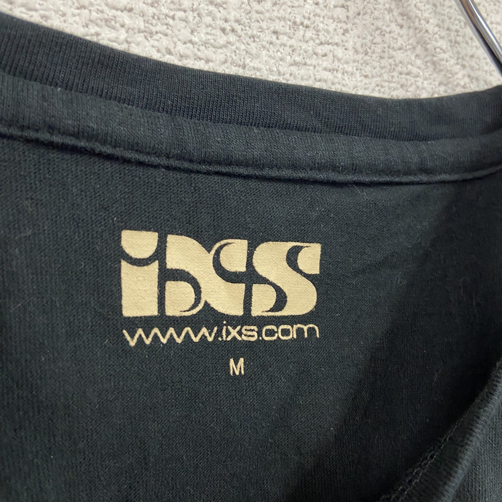 IXS　イクシス　半袖プリントTシャツ　ドクロ　スカル　黒　ブラック　Mサイズ