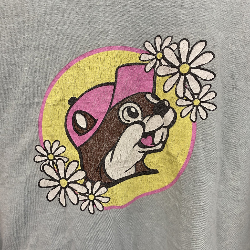 BUC-EES　バッキーズ　半袖プリントTシャツ　企業T　ミントグリーン　XLサイズ