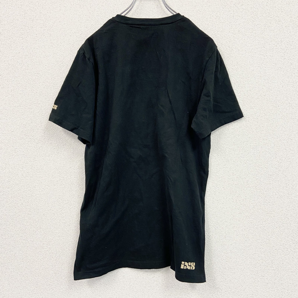 IXS　イクシス　半袖プリントTシャツ　ドクロ　スカル　黒　ブラック　Mサイズ