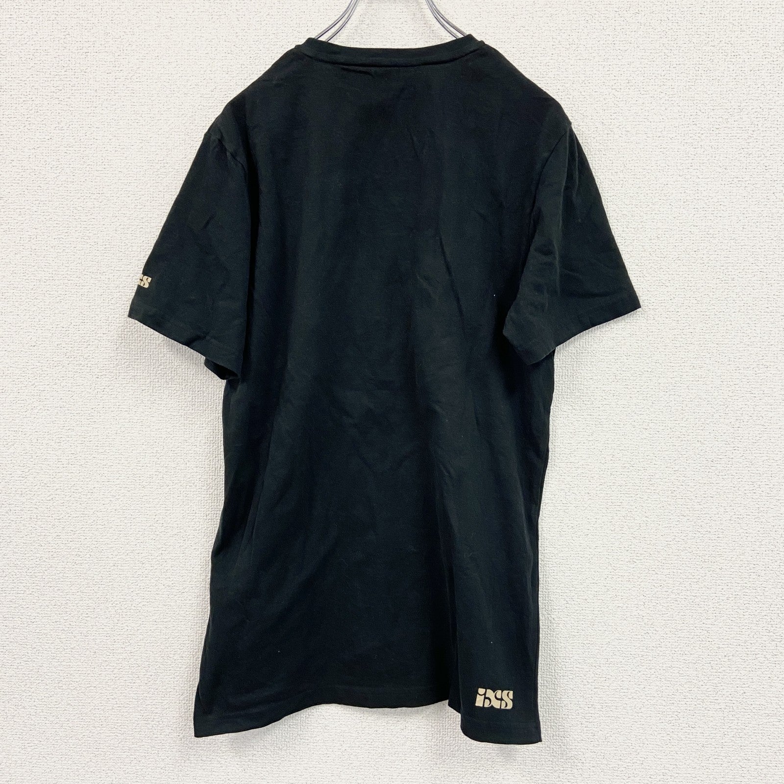 IXS　イクシス　半袖プリントTシャツ　ドクロ　スカル　黒　ブラック　Mサイズ