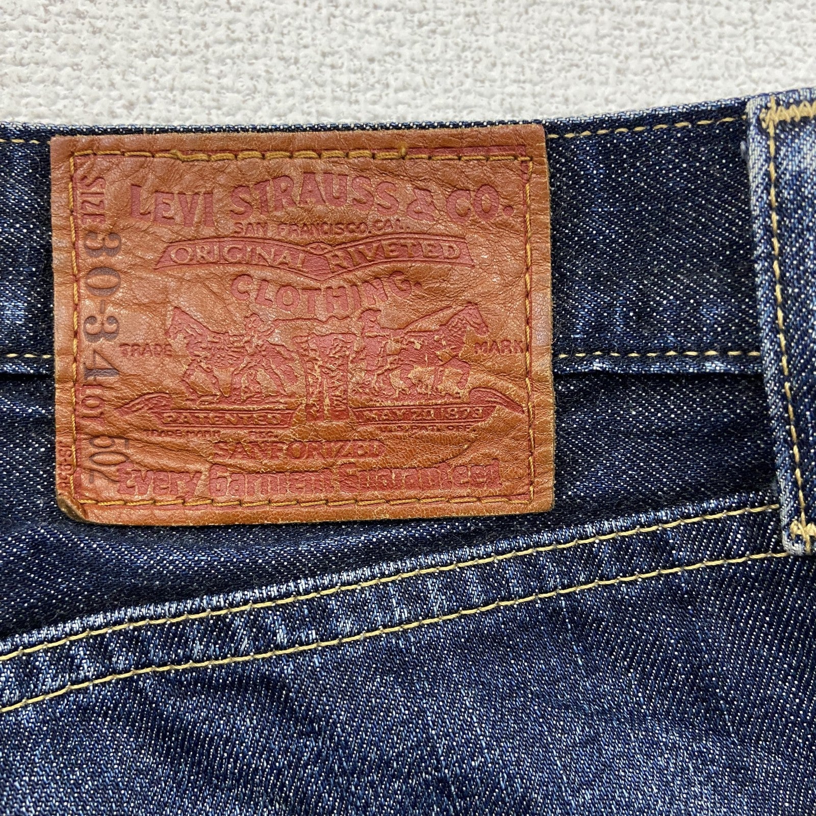 Levi's　リーバイス　502　デニムパンツ/ジーンズ　ジップフライ　インディゴ　W30サイズ
