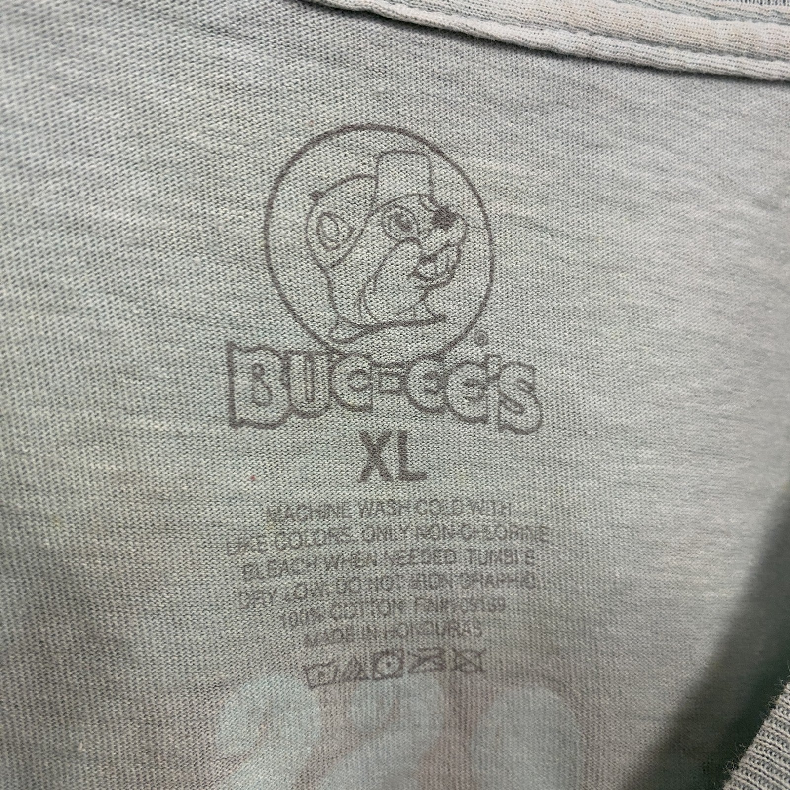 BUC-EES　バッキーズ　半袖プリントTシャツ　企業T　ミントグリーン　XLサイズ