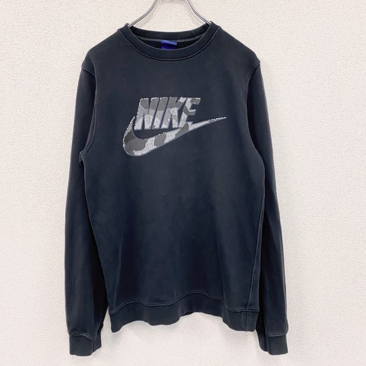 NIKE　ナイキ　スウェット/トレーナー　迷彩　黒　ブラック　Sサイズ