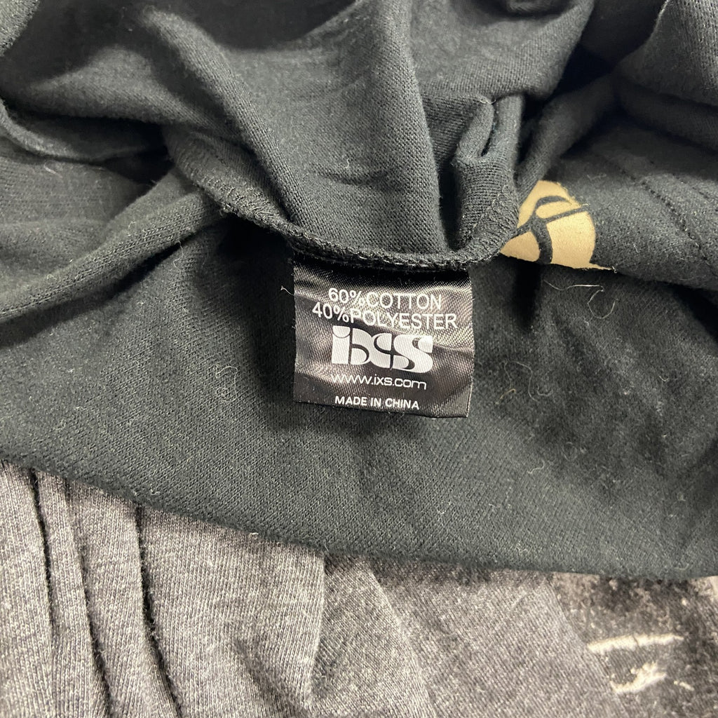 IXS　イクシス　半袖プリントTシャツ　ドクロ　スカル　黒　ブラック　Mサイズ
