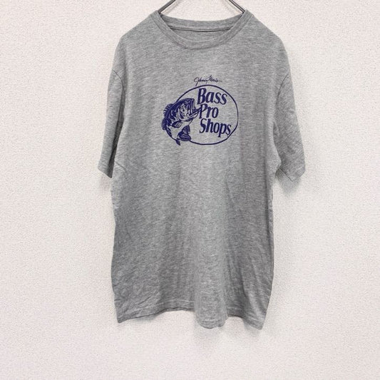 Bass Pro Shops　半袖プリントTシャツ　企業T　灰色　グレー　Lサイズ