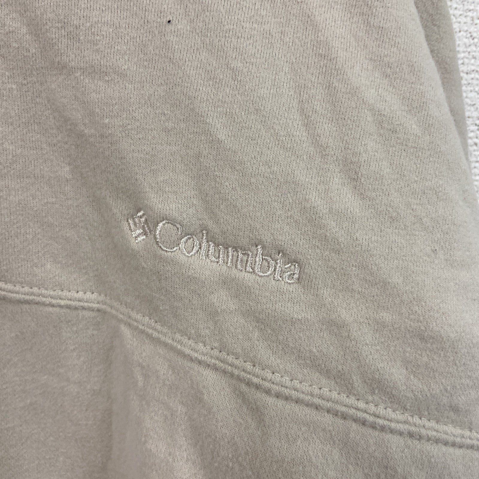 Columbia　コロンビア　ハーフジッププルオーバースウェット/トレーナー　クリーム色　XLサイズ