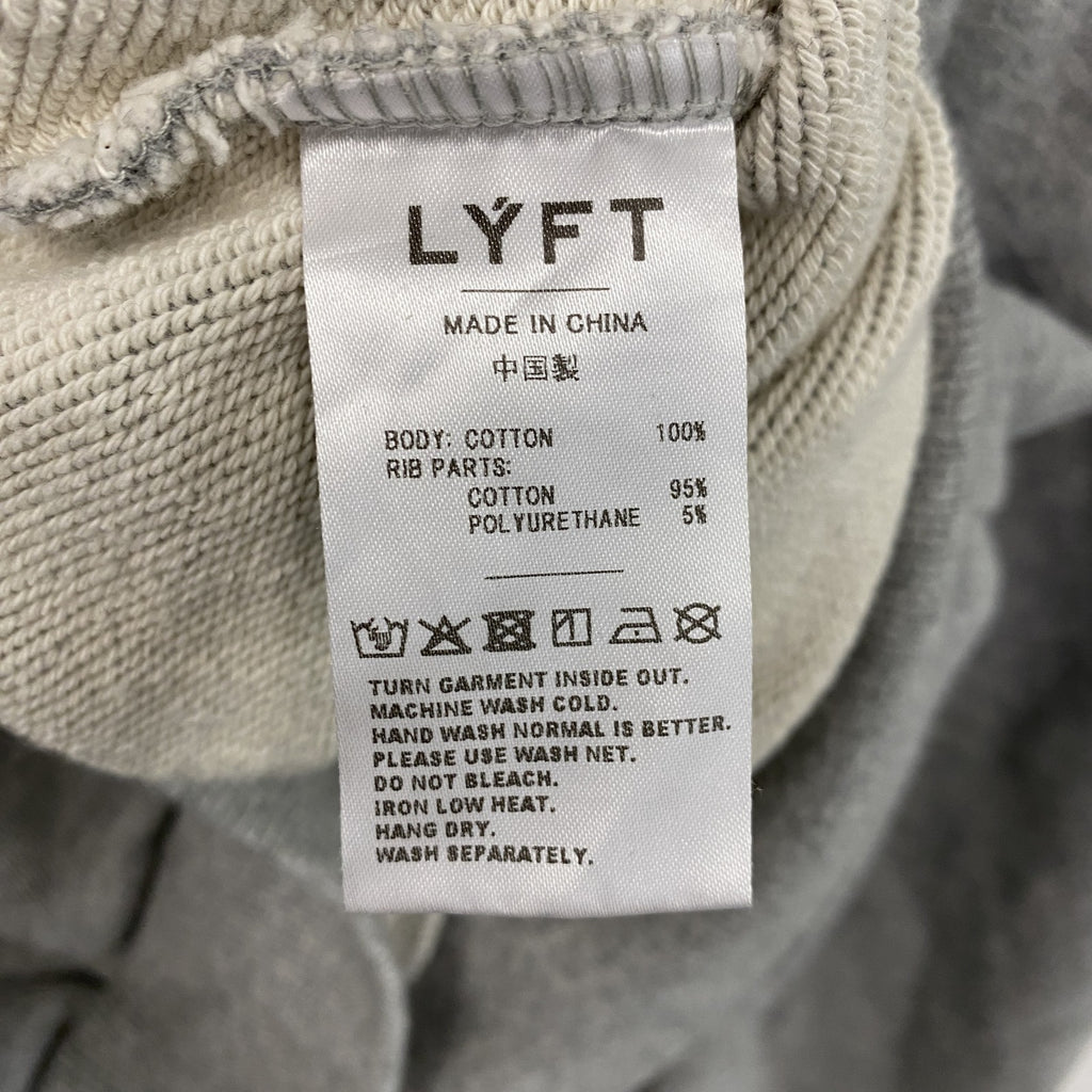LYFT　リフト　スウェットパーカー/フーディー　灰色　グレー　　Mサイズ