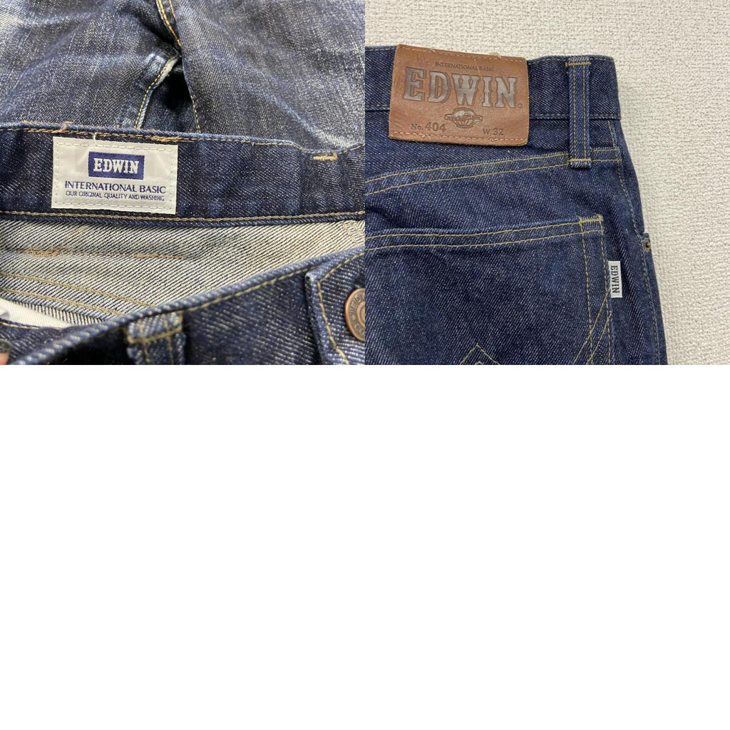 EDWIN　エドウィン　404　デニムパンツ/ジーンズ　ジップフライ　インディゴ　W32サイズ