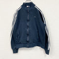 adidas　アディダス　フルジップスウェットジャケット/トレーナー　紺　ネイビー　Lサイズ