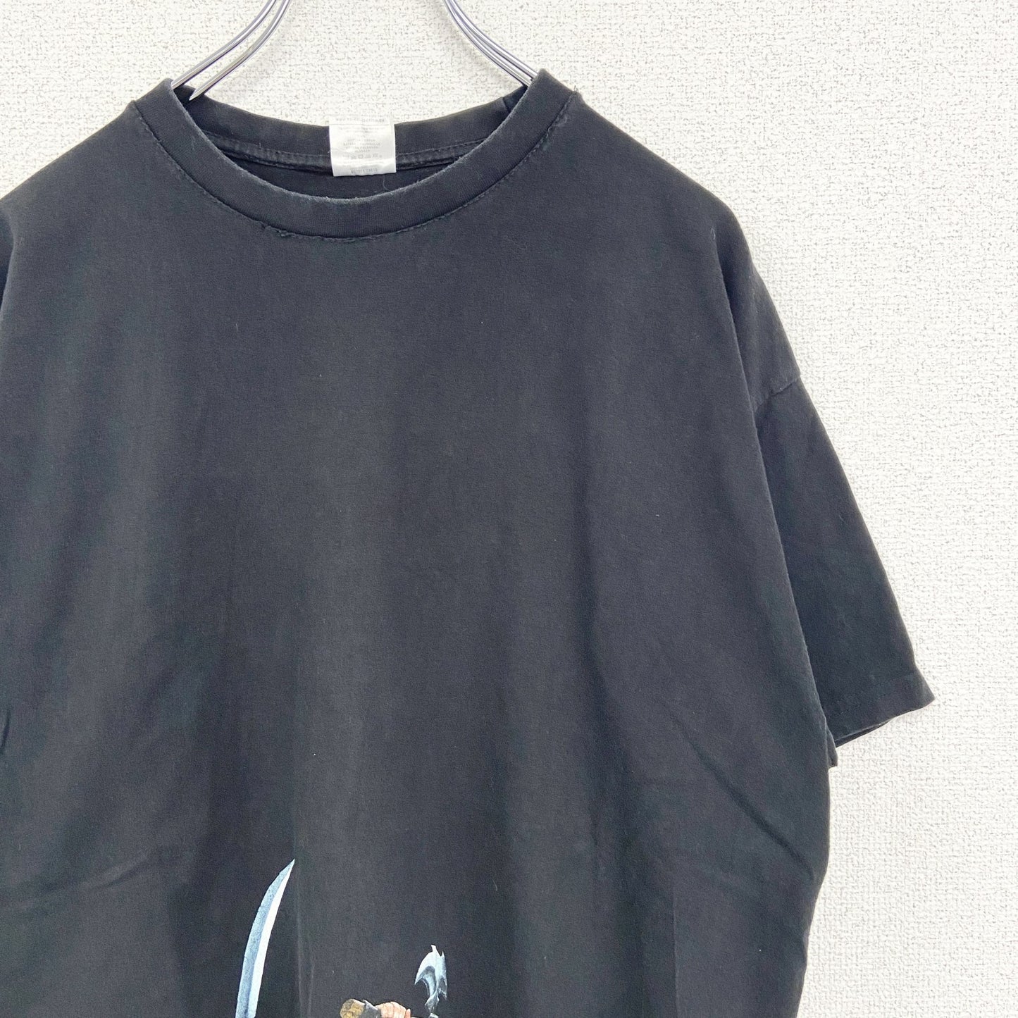 B&C　半袖ゲームプリントTシャツ　キャラクターT　DIE SIEDLER　クルーネック　黒　ブラック　XLサイズ