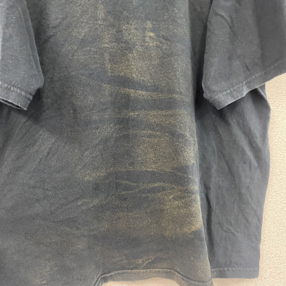 GILDAN　ギルダン　半袖プリントTシャツ　ハート　ゼブラ柄　黒　ブラック　XLサイズ