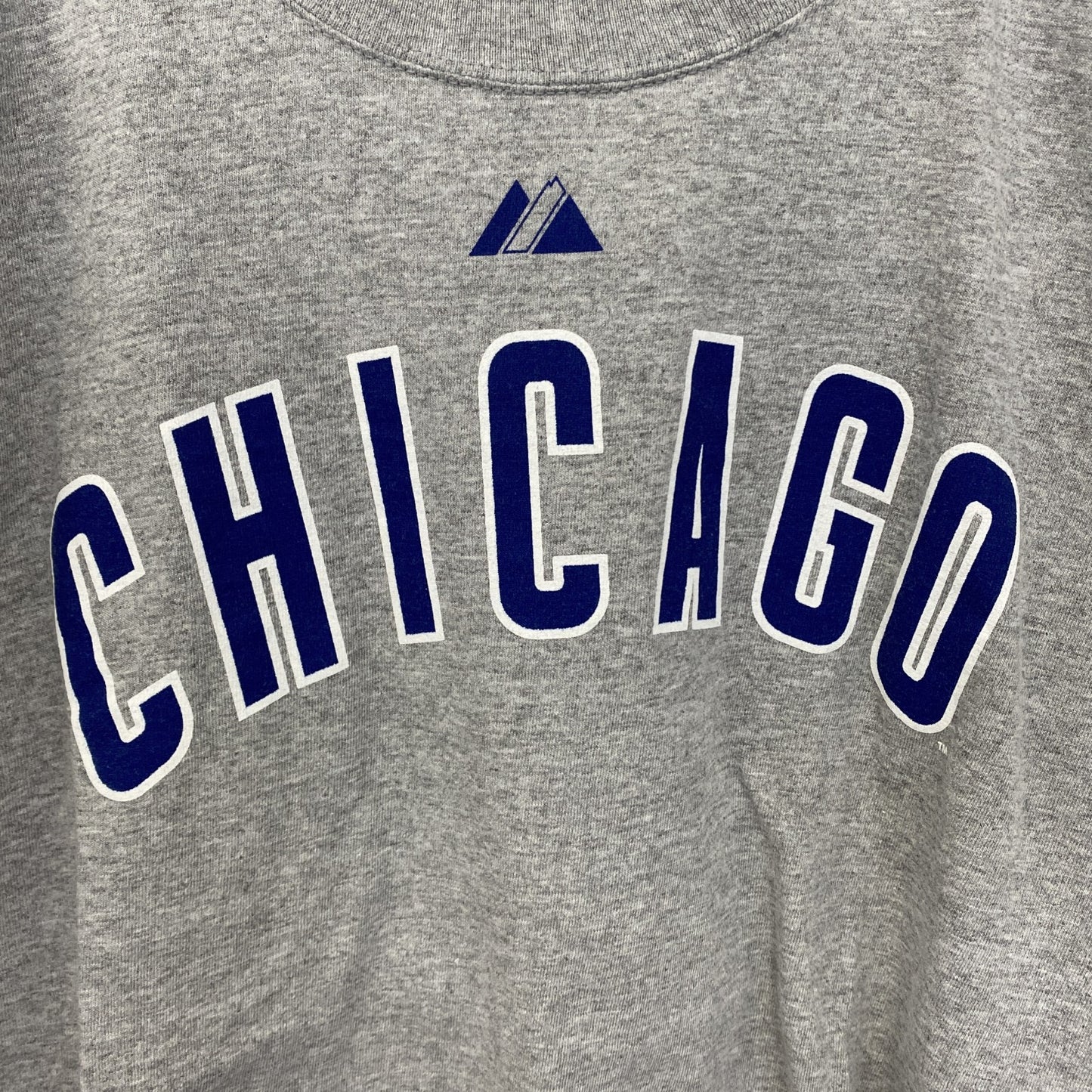 古着　used　Majestic Athletic　半袖スポーツTシャツ　ビッグT　ラミレス　シカゴ・カブス　グレー　XLサイズ