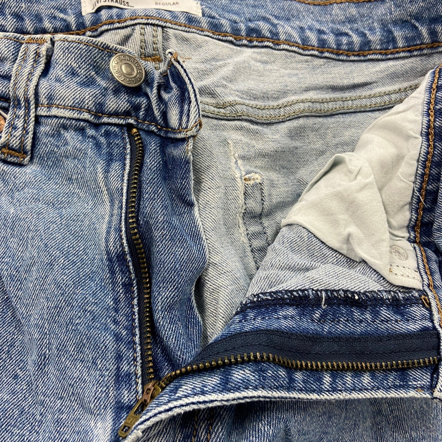Levi’ｓ　リーバイス　デニムパンツ/ジーンズ　ジップフライ　インディゴ　W32サイズ